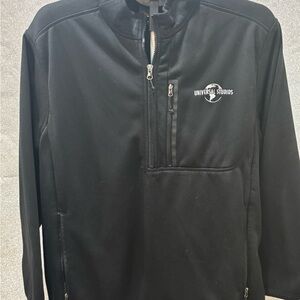 Universal Studios Black Half-Zip Sweatshirt